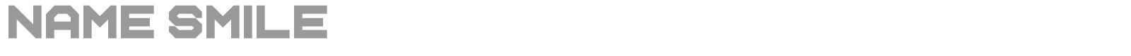 Name Smile font preview